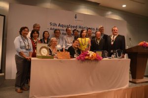 Honoring Dr.Warren Dominy at the VIV 2016 in Bangkok