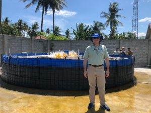 Super-intensive shrimp production systems in Palu, Sulawesi, Indonesia