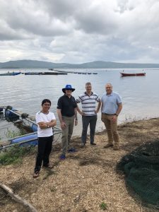 On the shores of Lake Volta at Amur Farms in Ghana