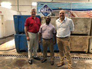 Meeting with the General Manager of Lake Harvest in Zambia